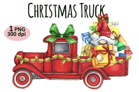 Christmas Gift Gnome Truck Clipart PNG: Pro Review