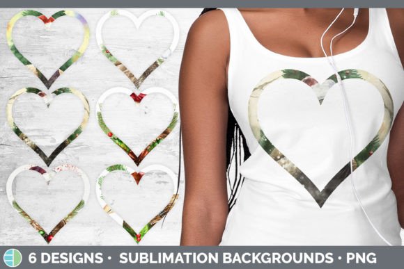 Christmas Turkey Heart Frame: Fresh Illustrations