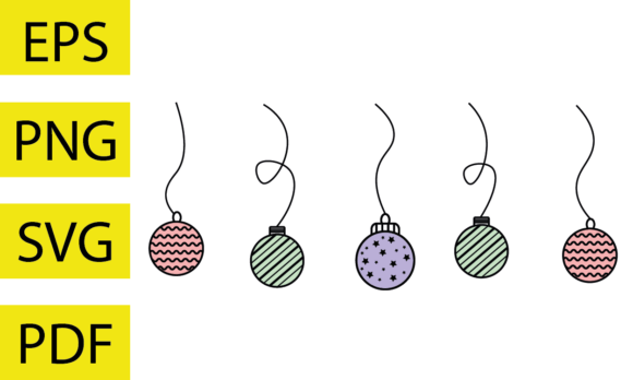 Retro Christmas Ornament Illustrations Review