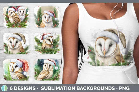 Review: Christmas Barn Owl Distressed Sublimatio for Holiday Stitching