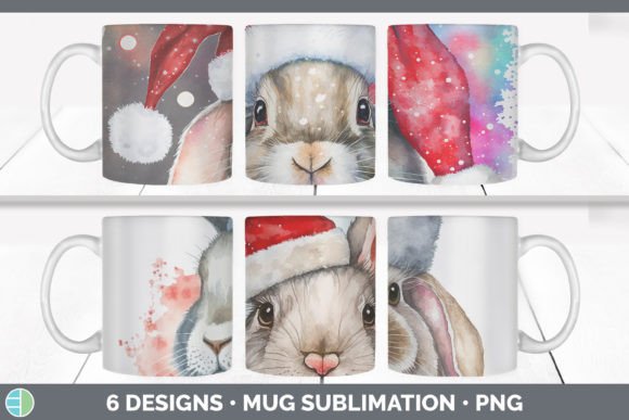 Review: Christmas Bunny Mug Sublimation Coffee Illustrations