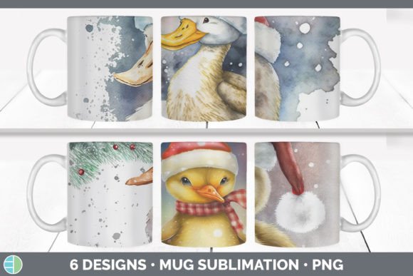 Review: Christmas Duck Mug Sublimation Coffee Design