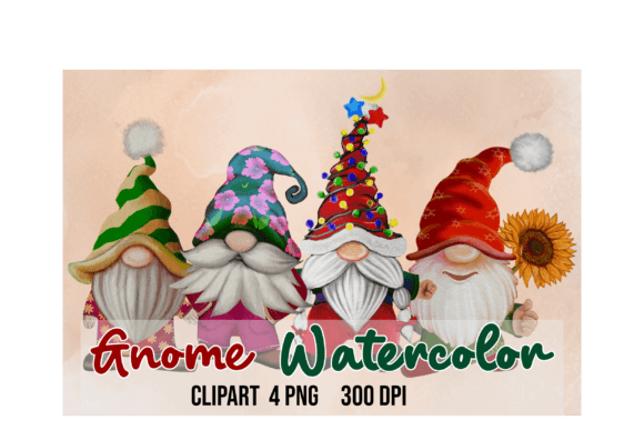Reviewing Gnome Christmas Watercolor PNG for Holiday Embroidery