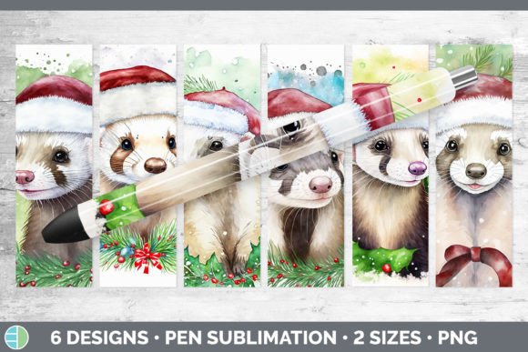 Santa Ferret Christmas Pen Wraps Epoxy Review